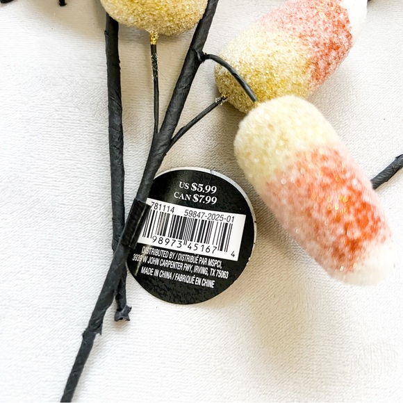 Candy Corn Decorative Stems - Picture 2 of 2